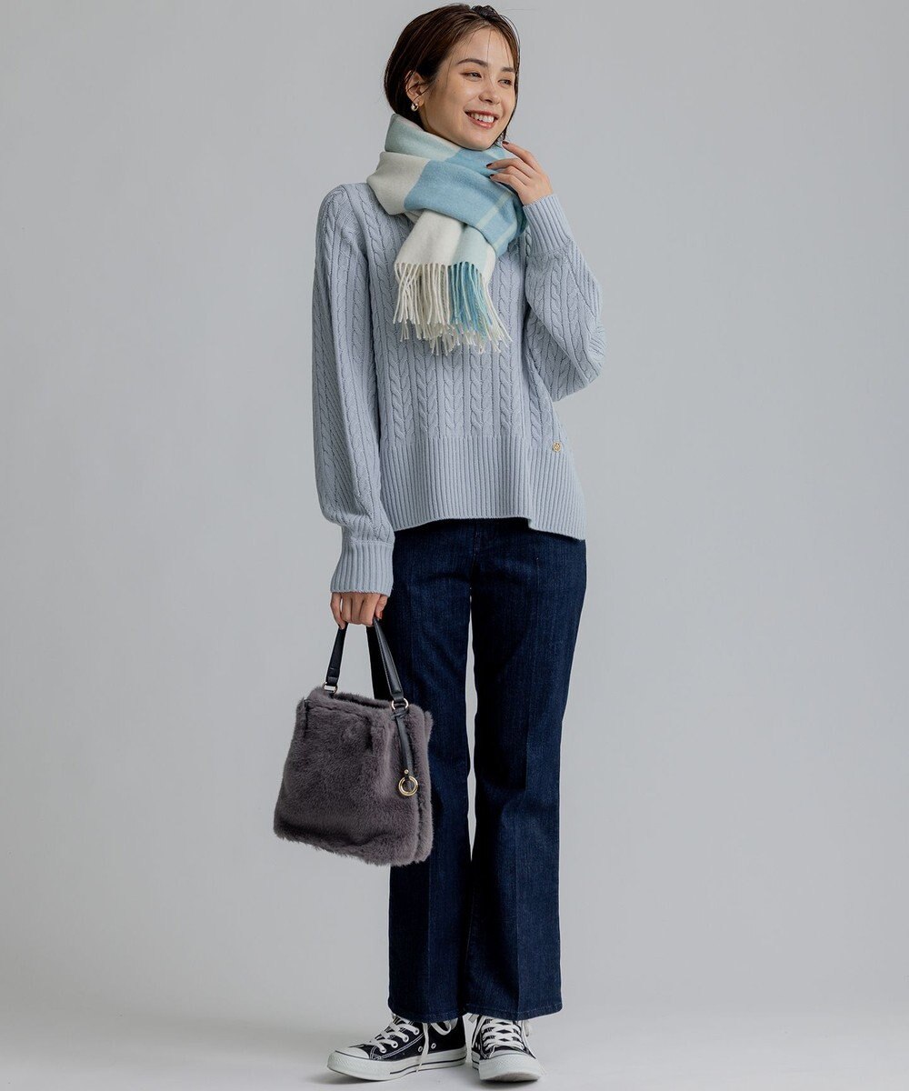 組曲 ウールマルチチェックストール 