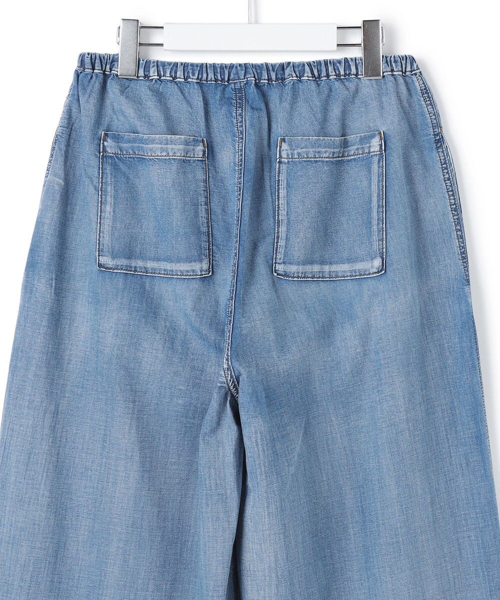 J.PRESS YORK STREET 【WOMEN】ライトダンガリー リラックスワイド パンツ 