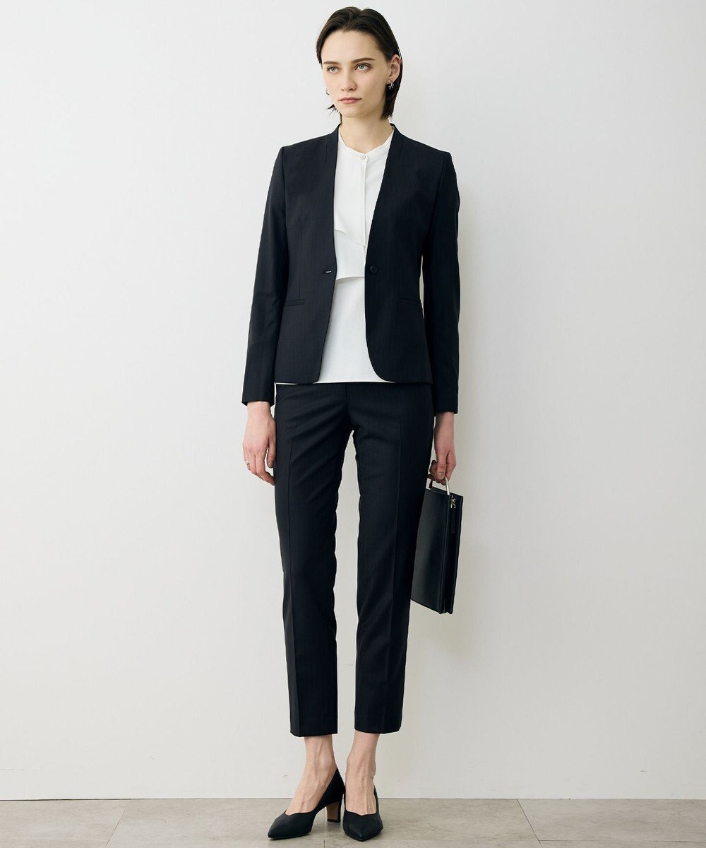 ICB L 【新色追加・セットアップ対応】Bahariye ノーカラージャケット 