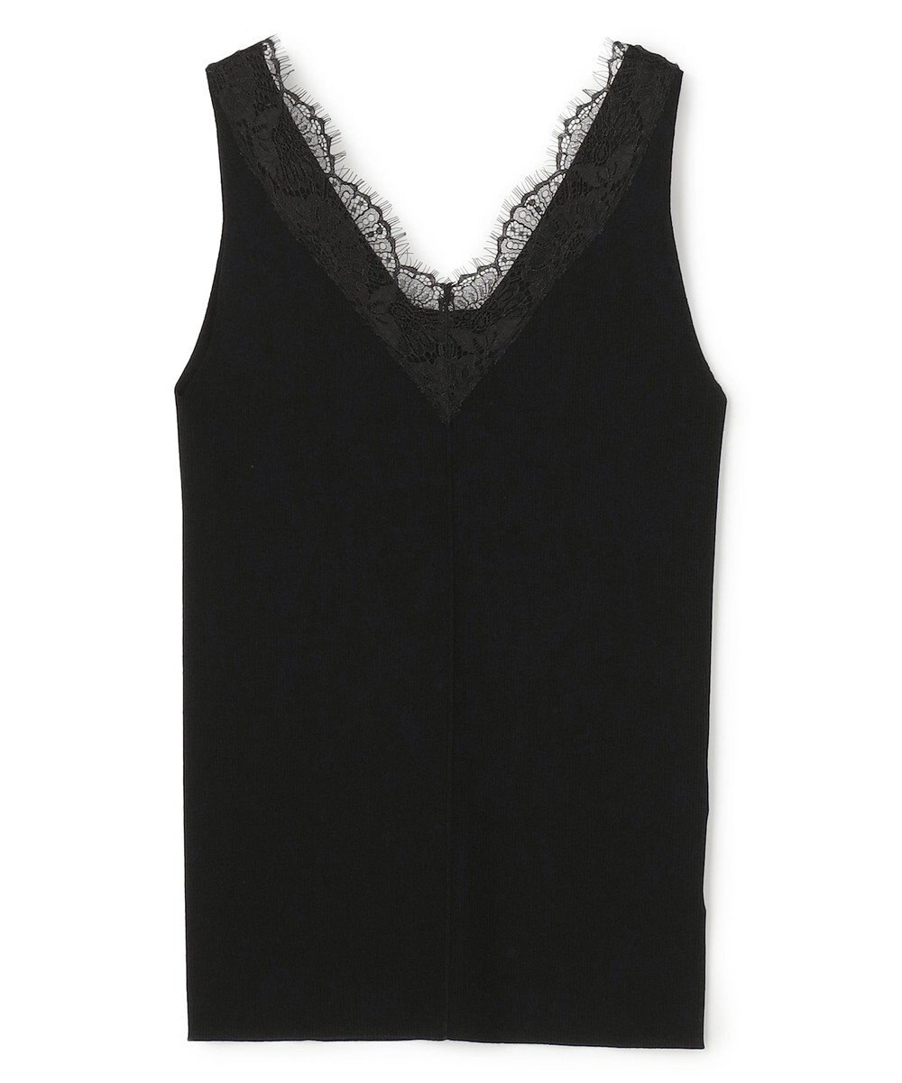 BEIGE， 【VERY NaVY掲載】RUBY / レーストリム リブタンクトップ 