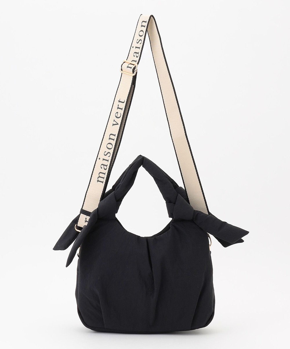 LA BAGAGERIE 【maison vert】 【撥水】リボンフワフワ２WAYトート 