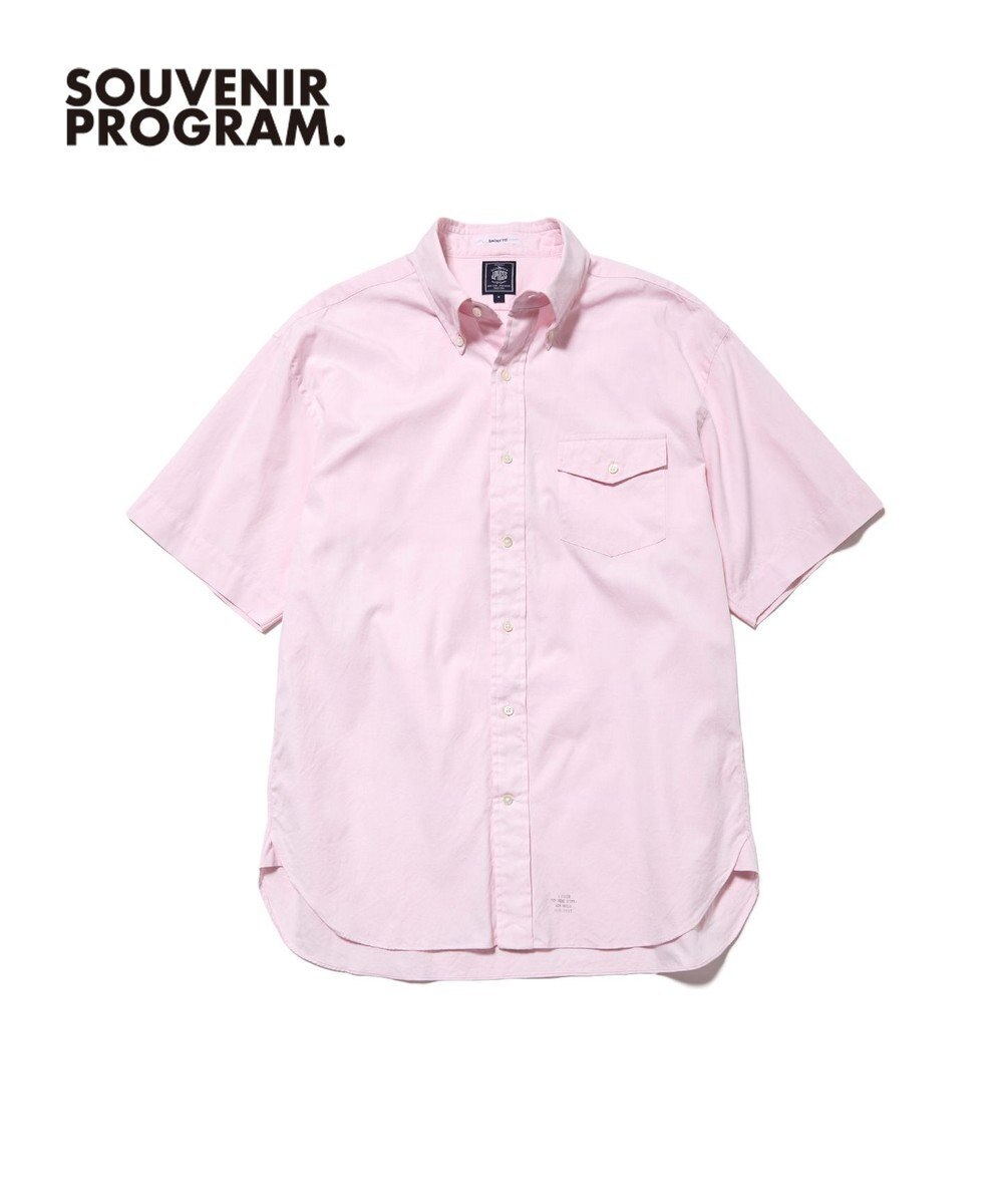 J.PRESS MEN 【J.PRESS ORIGINALS】【UNISEX】Oxford Half Sleeve Shirt / B.D. / Baggy-Fit 