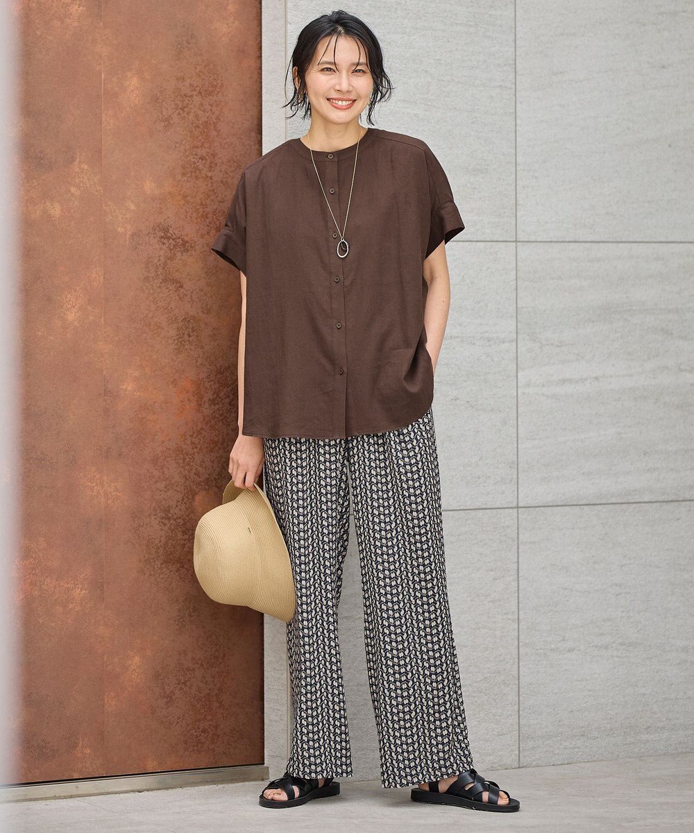 ANY フレンチリネンシャツブラウス 