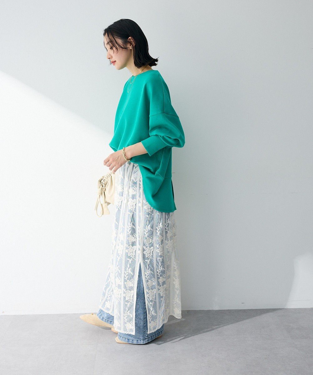 Green Parks 袖スリットカットプルオーバー 