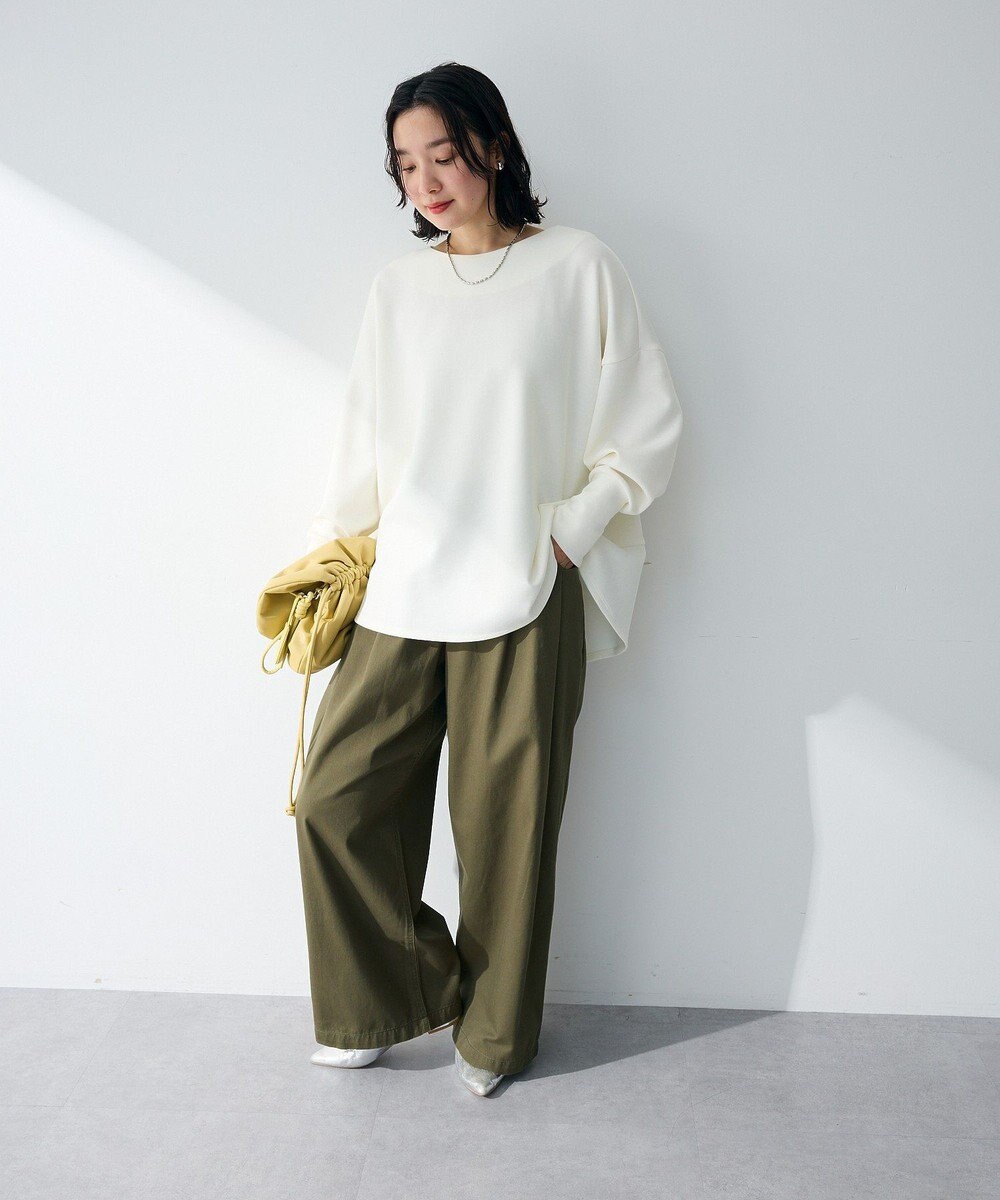 Green Parks 袖スリットカットプルオーバー 