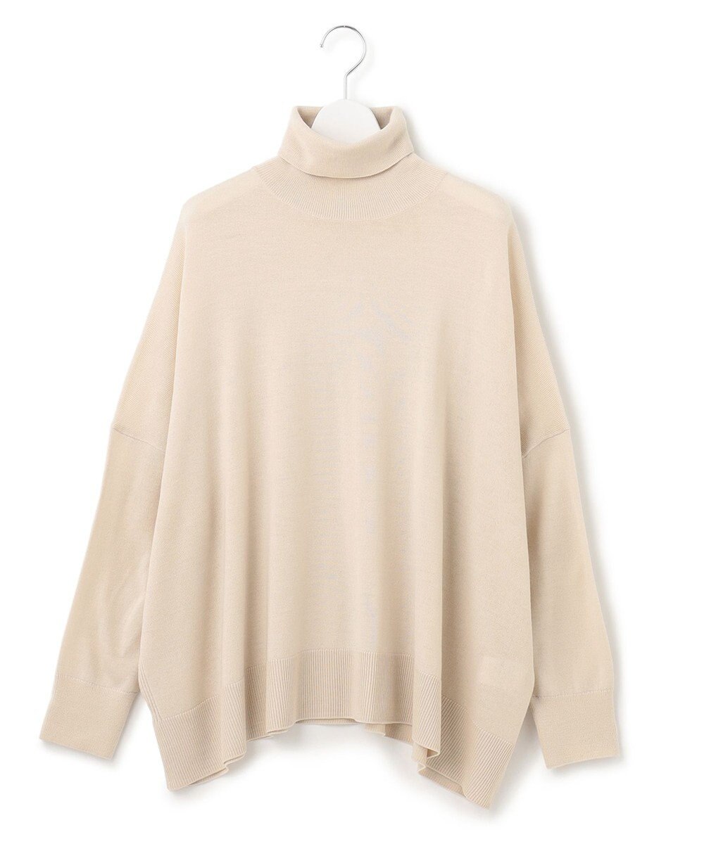 23区 【洗える】ウールブレンド タートルネック ニット 