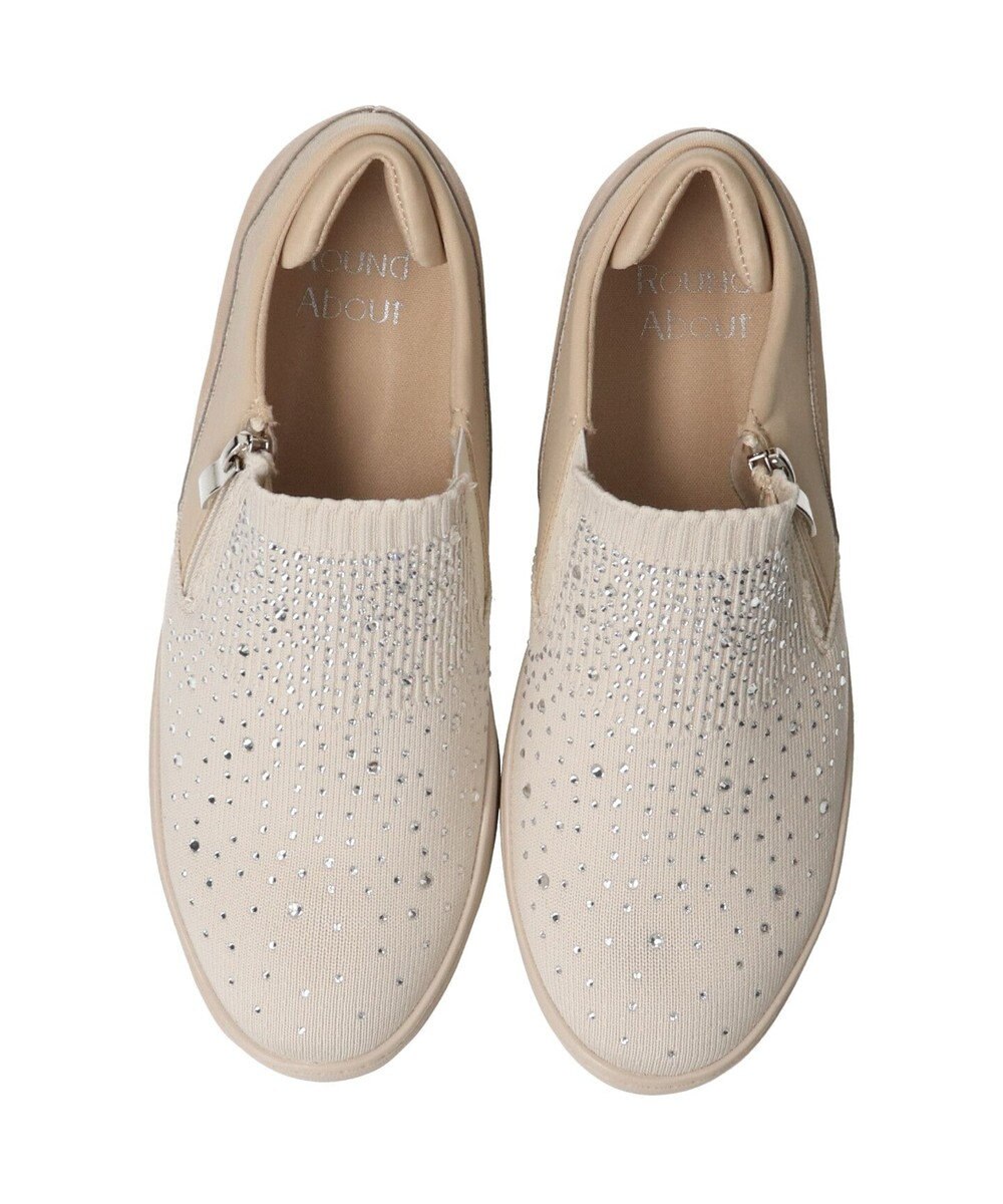 Bridget Birkin 【Round About】ラインストーンインヒールスニーカー 