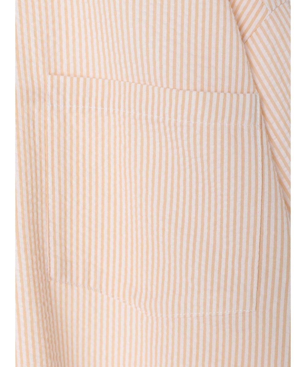 earth music&ecology サッカーストライプボーイズライクシャツ 