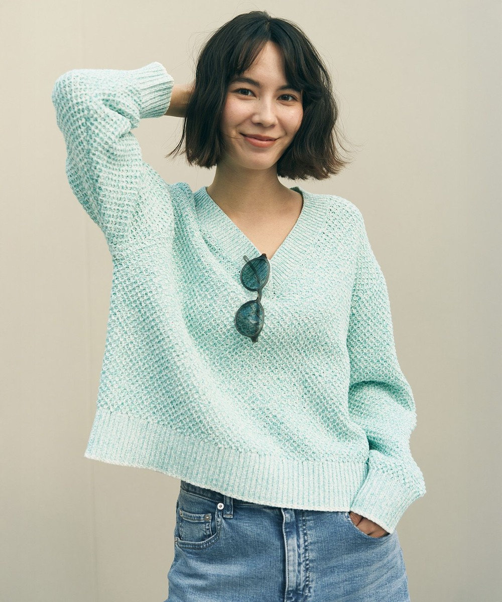 UNFILO メランジリンクス ニット 