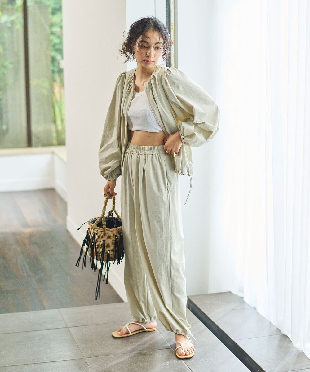 #Newans 【UVカット・撥水】ワイドパンツ ラッシュガード 