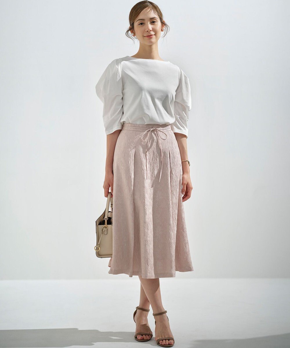 組曲 L 【接触冷感】コンビネーションポンチデザイン カットソー 