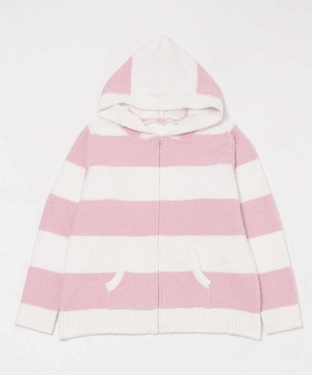 WEGO ボーダーZIPパーカー 