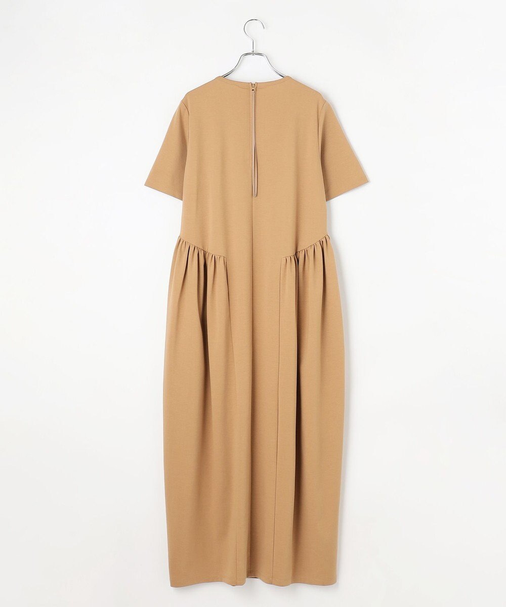 #Newans 【洗える】コクーンシルエットロングワンピース 