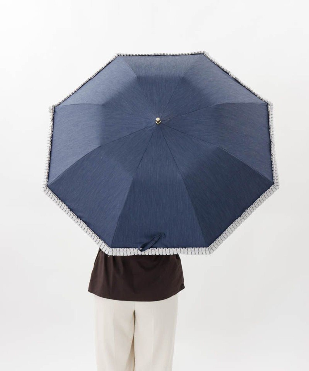 AURORA 【 BLAO（ブラオ）】ギャザーフリル晴雨兼用傘(折りたたみ傘) 