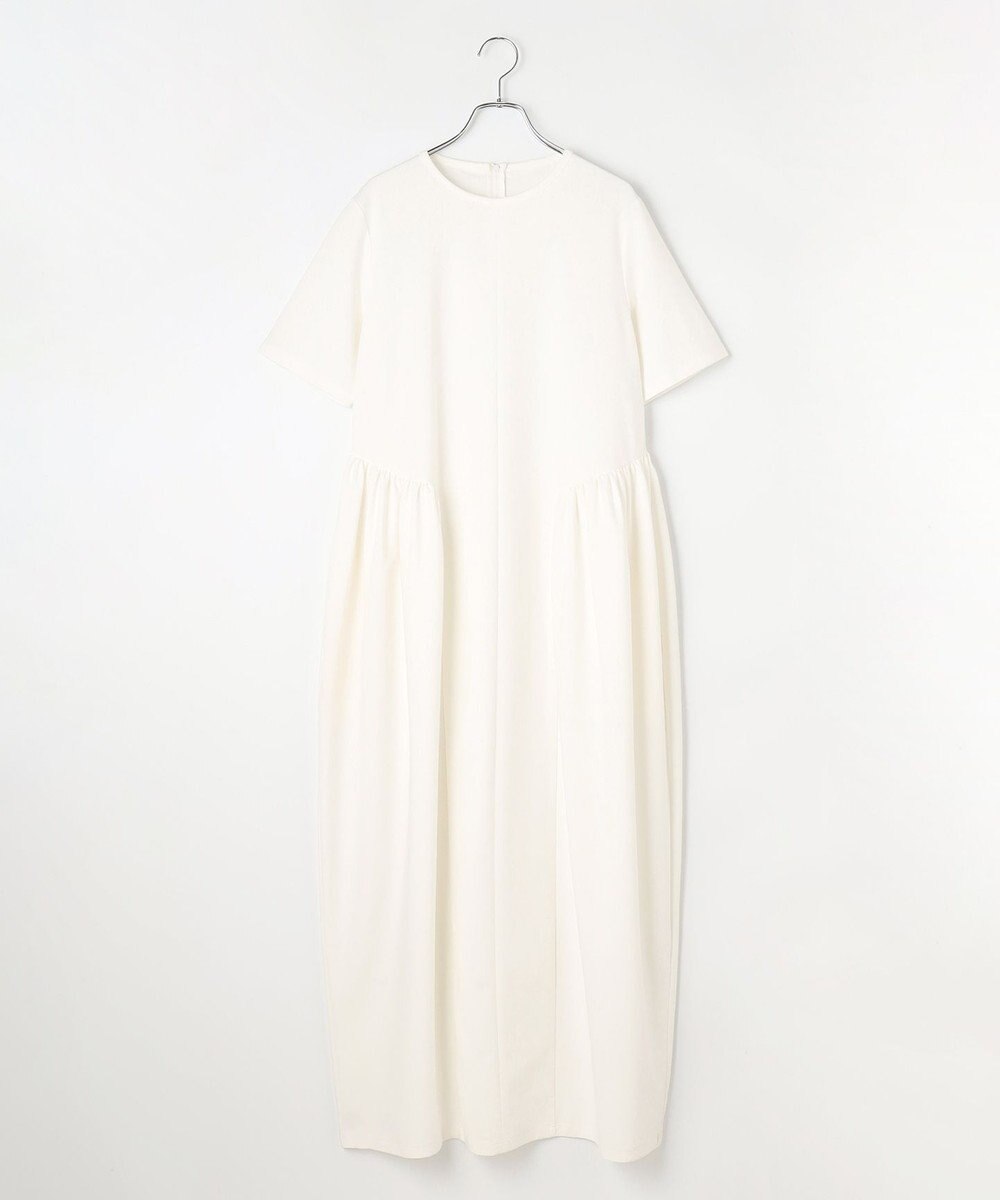 #Newans 【洗える】コクーンシルエットロングワンピース 