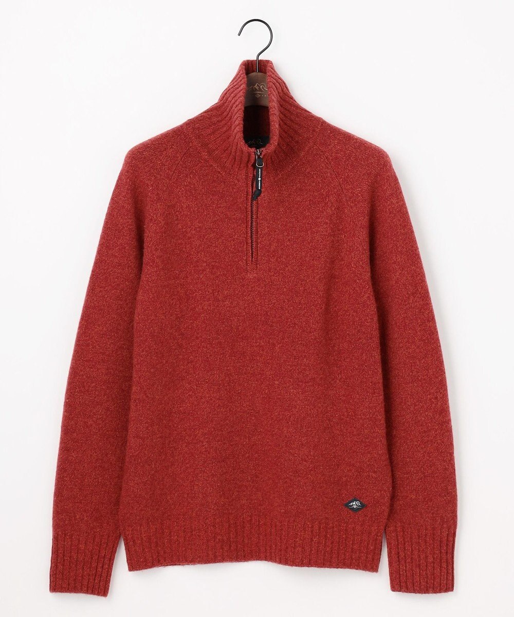 JOSEPH ABBOUD MOUNTAIN 【軽量/やわらか】ラムウール ハーフジップ ニット 