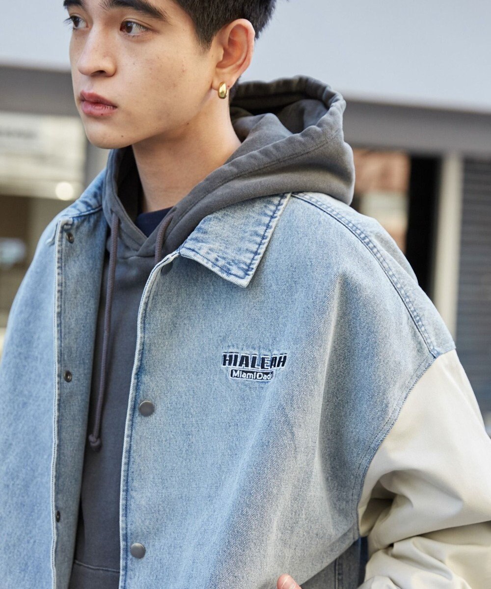 WEGO デニムスタジャン 