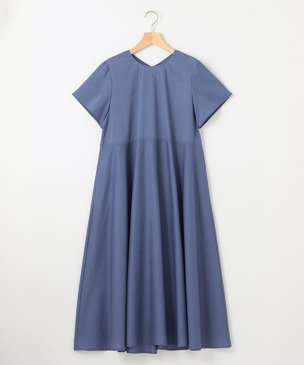 組曲 【洗える・共布ベルト付き】ナチュラル サマードレス 