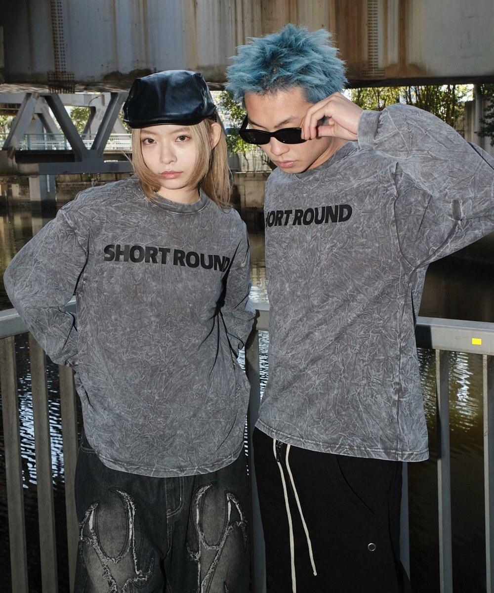 WEGO 【ユニセックス着用ITEM】ケミカルウォッシュグラフィックT（LS） 