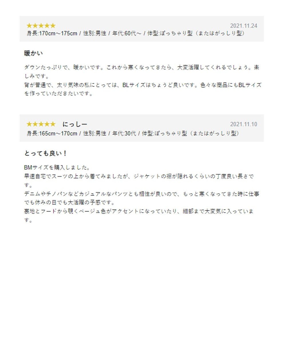 GOTAIRIKU 【仕事で着用可】MINOTECH メランジラミネート ダウンコート(23年モデル) 