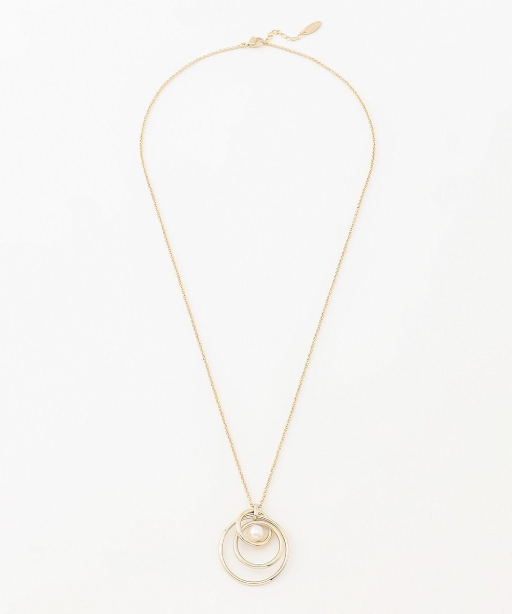 自由区 センターパールサークル ネックレス 