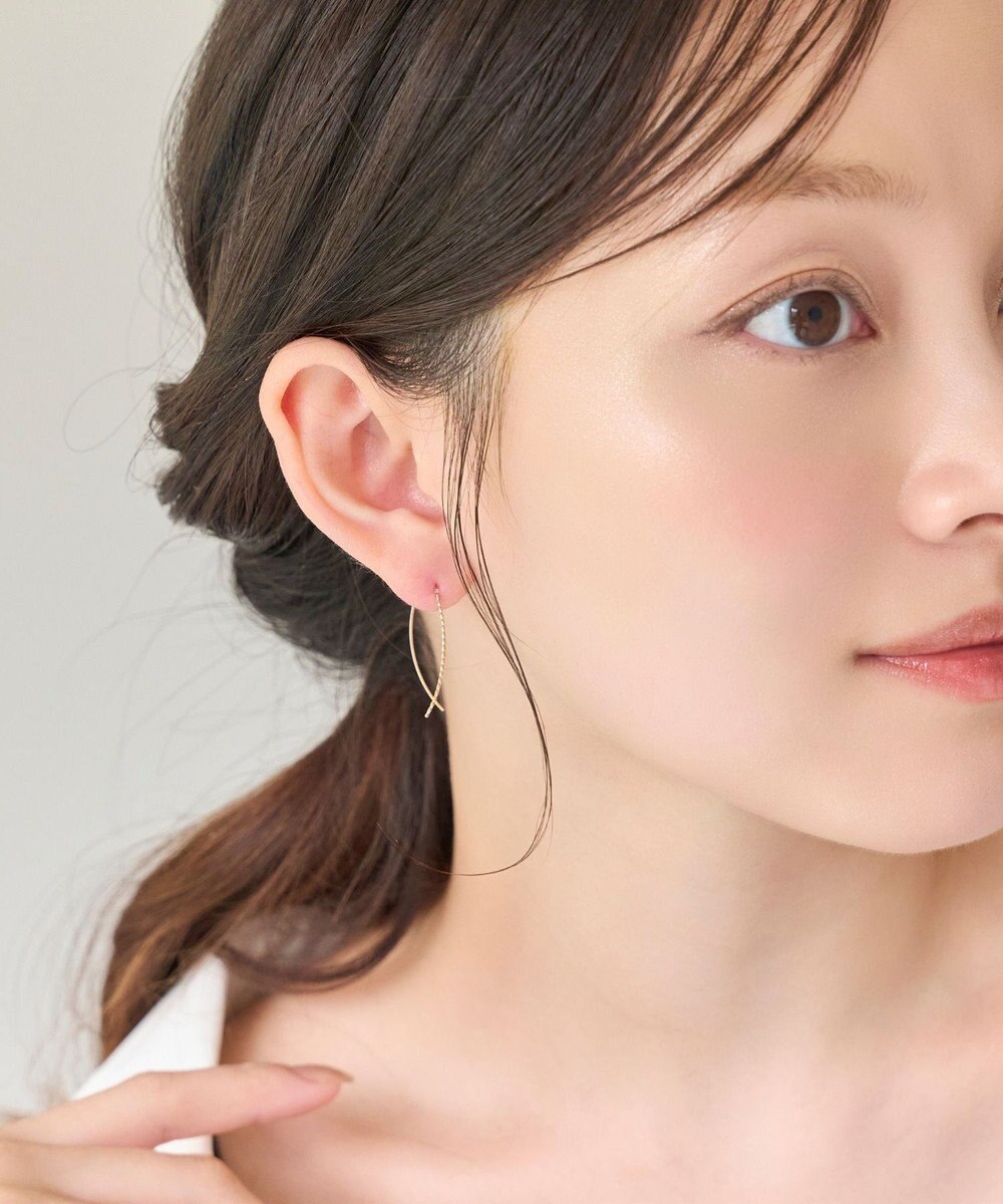 Phoebe 【K10】クロスラインアメリカンピアス 