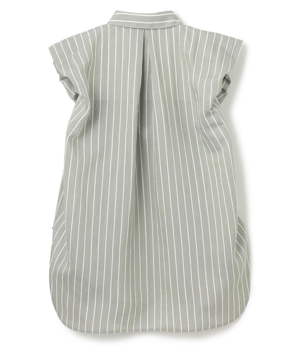 BEIGE， 【洗える】FREESIA / バルーンスリーブストライプブラウス 