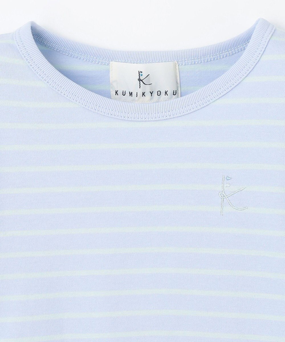 組曲 KIDS 【110-140㎝】長袖ボーダー Tシャツ 