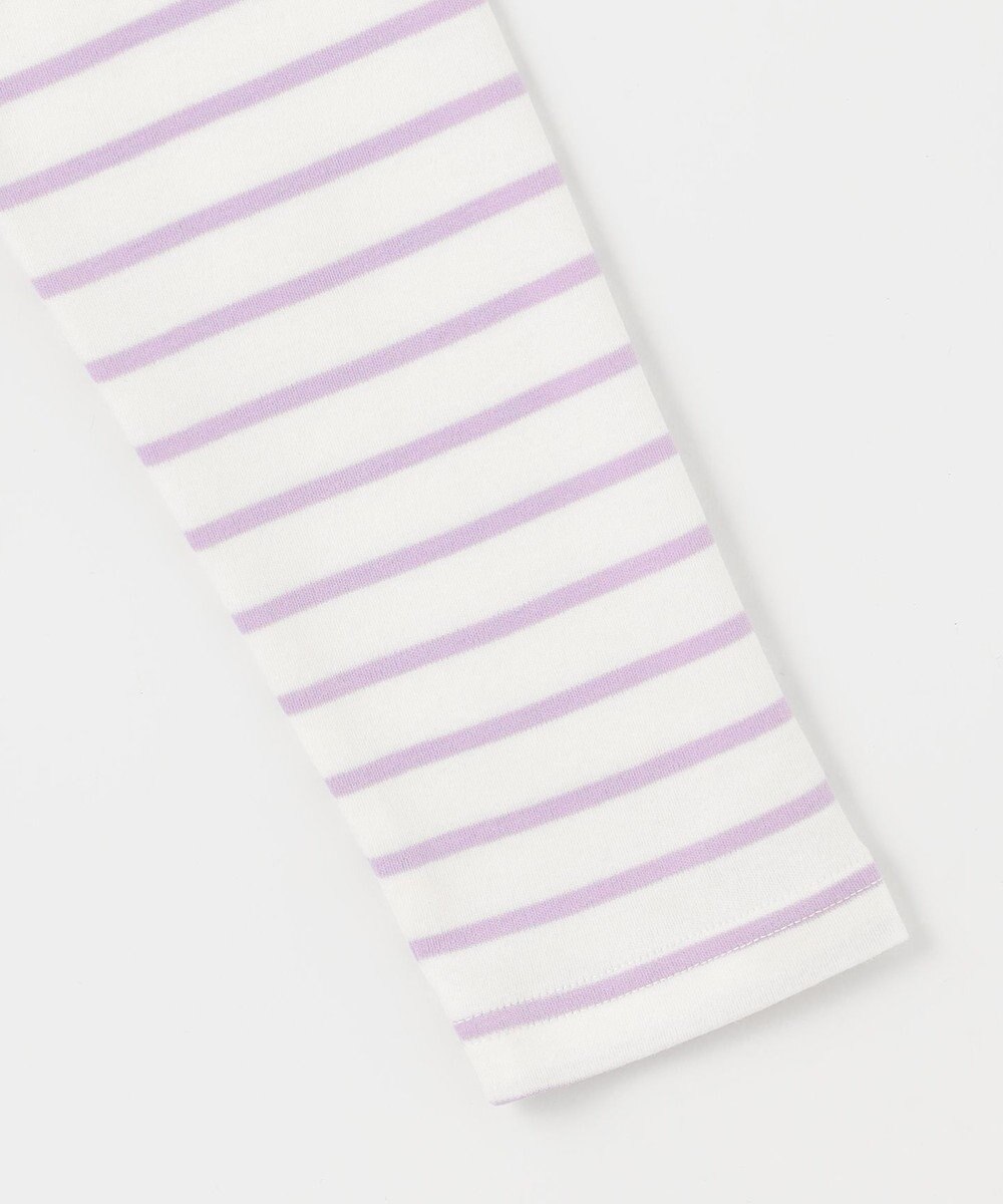 ANY KIDS リボン×ボーダー長袖Tシャツ 