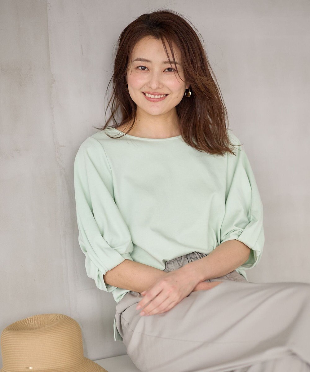 ANY シルケットスムース タックスリーブプルオーバー 