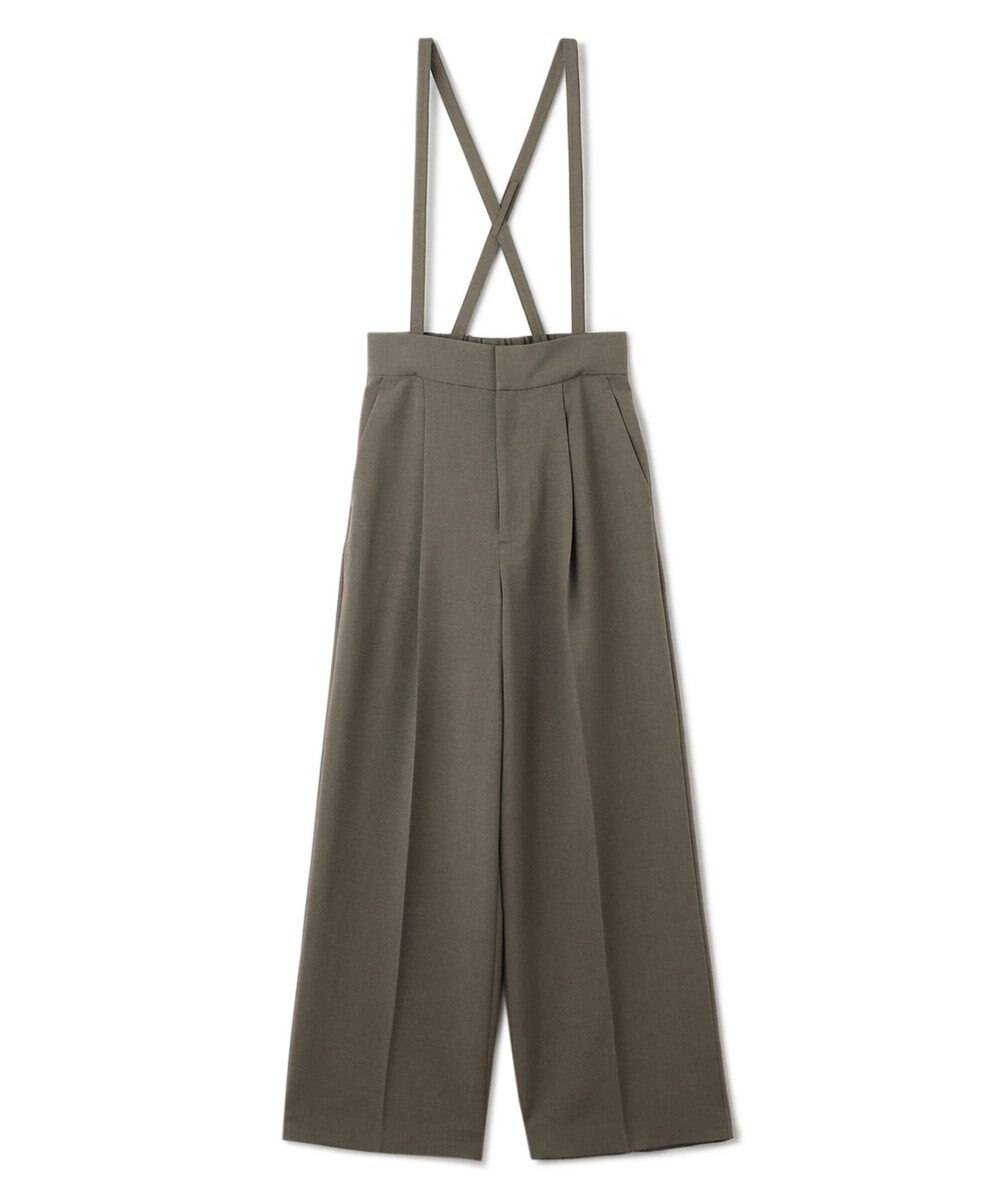 uncrave 【佐藤晴美さん着用】ウォッシャブルドライサップ ワイドパンツ(サスペンダー付き) 