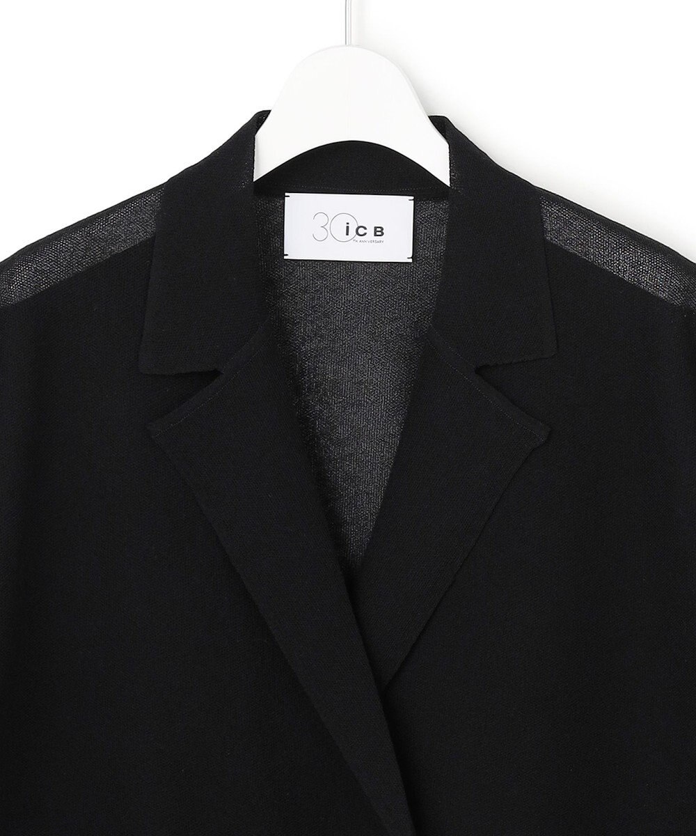 ICB 【30th ANNIVERSARY】シアーライトリュクス ニットジャケット 