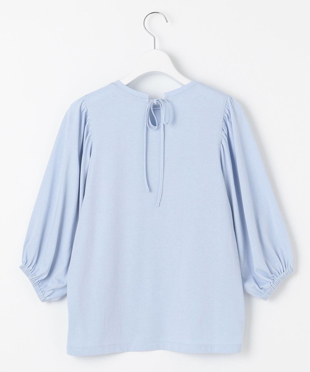 Feroux 【UVケア】バックリボンボリュームスリーブ Tシャツ 