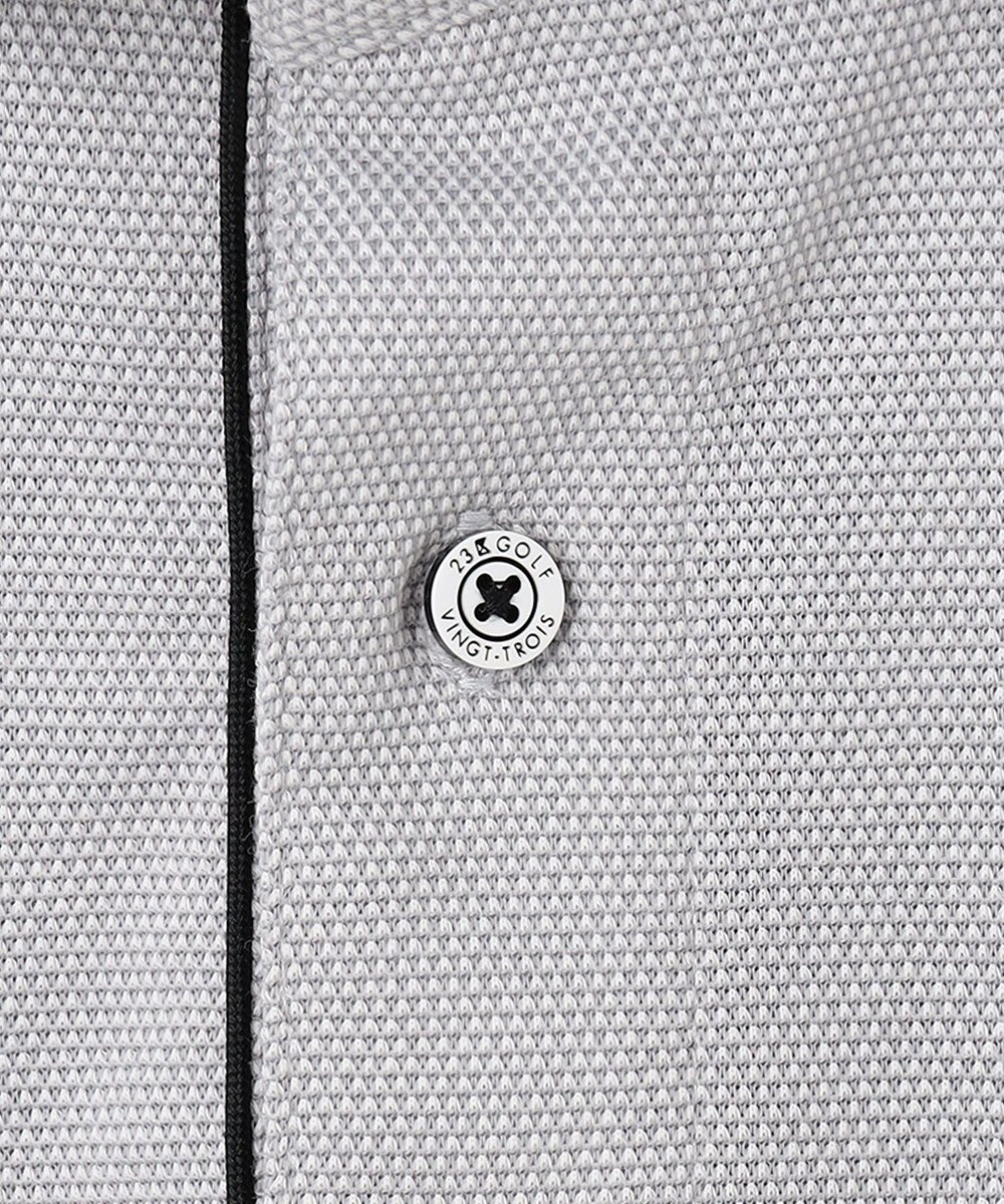 23区GOLF 人気NO.1ポロ【MEN】ピラミッドカノコ 半袖ポロシャツ 