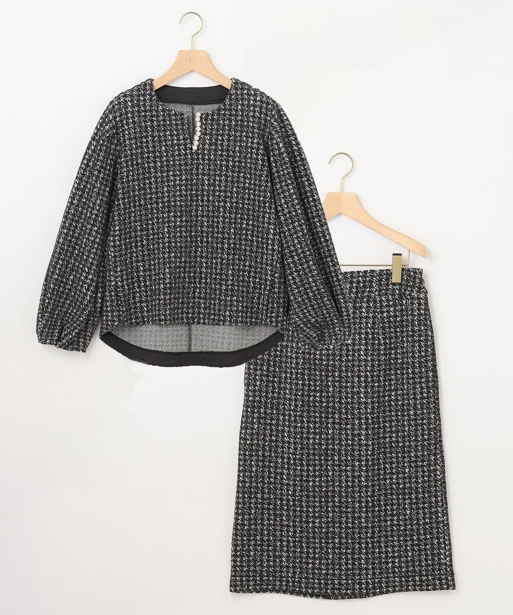 組曲 L 【WEB限定】ニュアンスジャガード セットアップ 