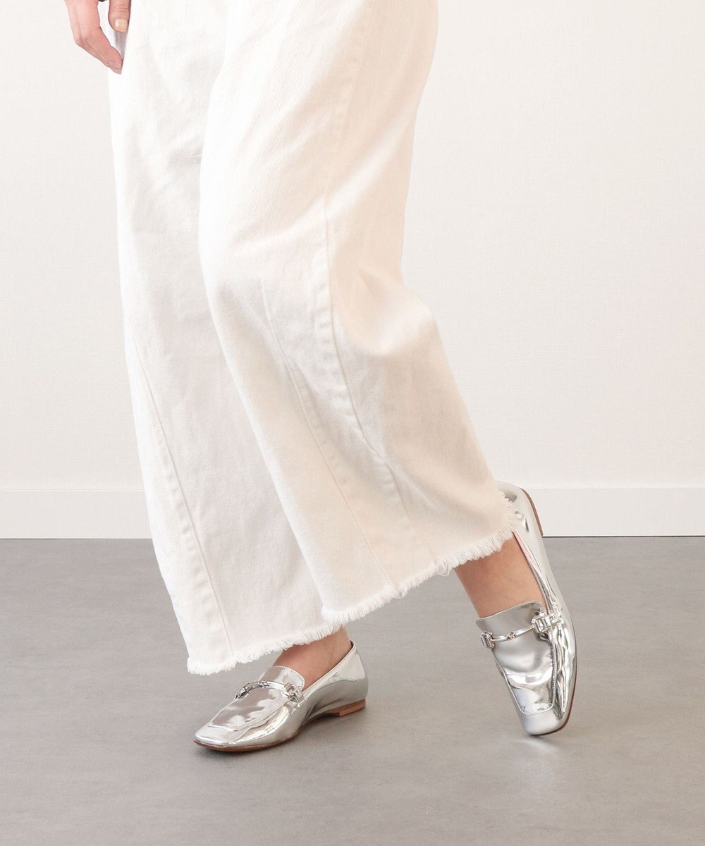 INTER-CHAUSSURES 【FABIO RUSCONI】スクエアトウサケットビットローファー 