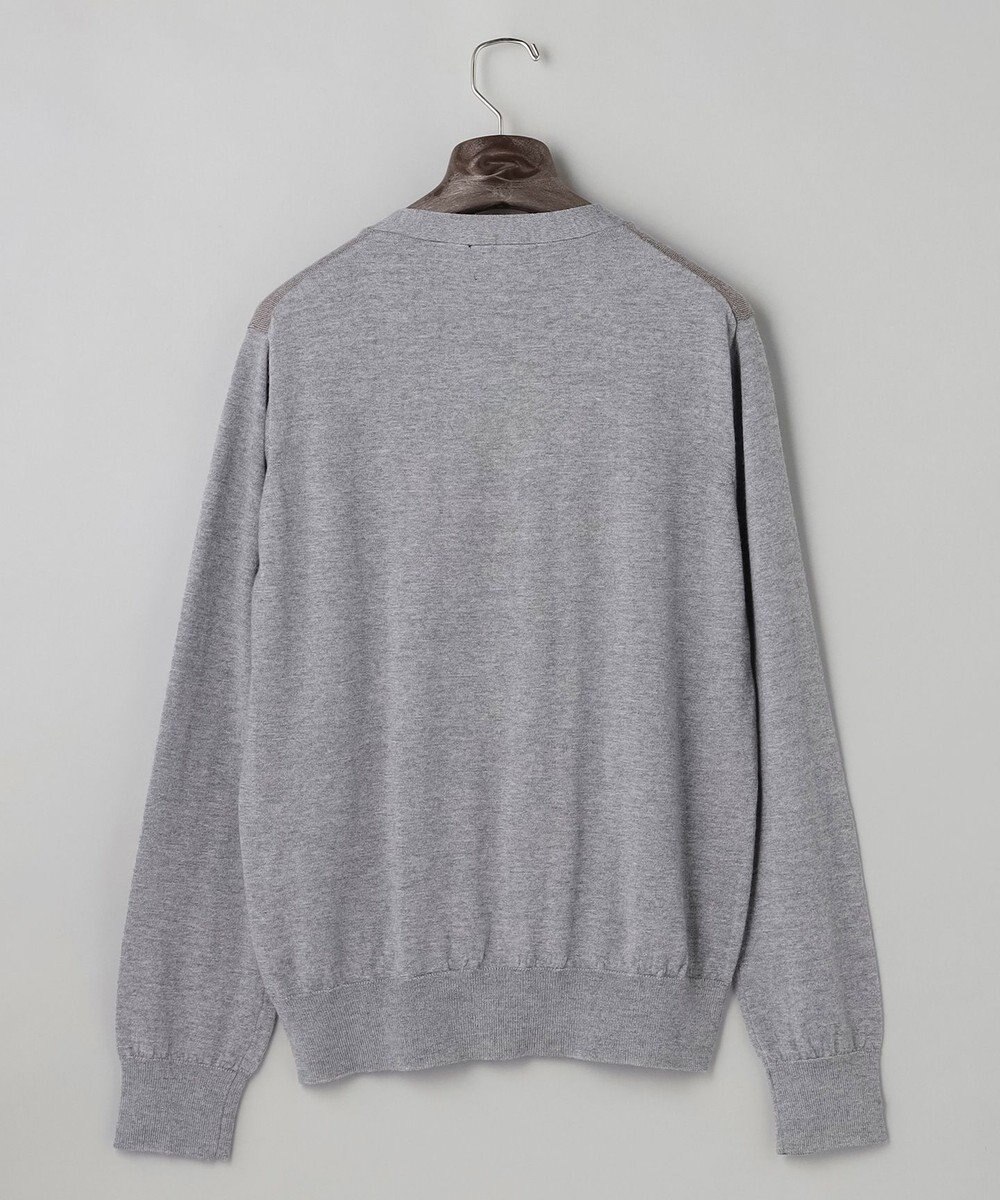 GOTAIRIKU 体温調整に【洗える/チクチクしにくい/ピリングしにくい】イタリア糸 ハイゲージ カーディガン_WOOL100% 