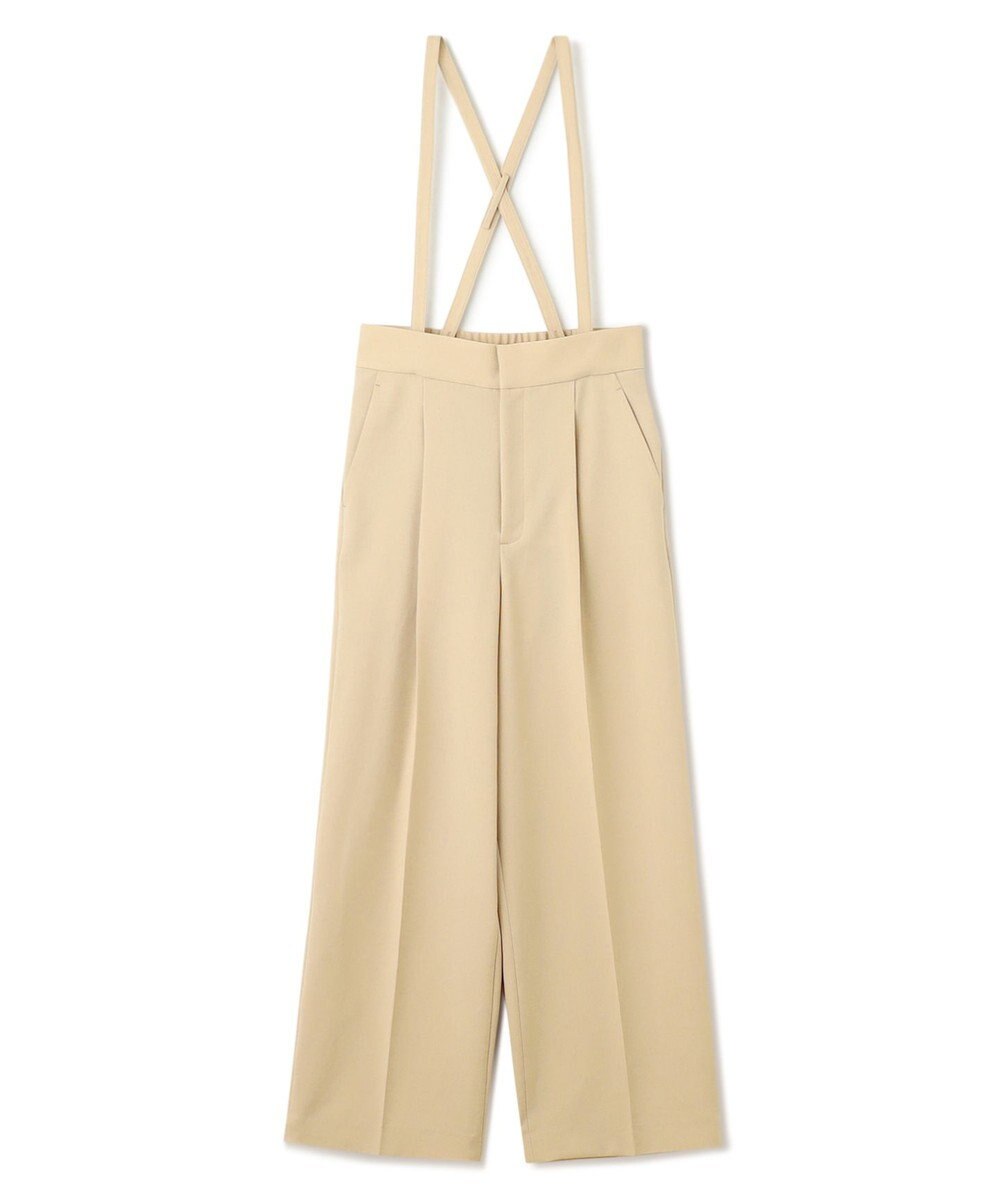 uncrave 【佐藤晴美さん着用】ウォッシャブルドライサップ ワイドパンツ(サスペンダー付き) 