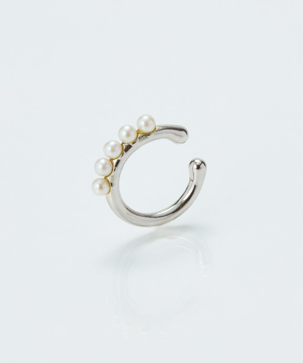 Phoebe 【金属アレルギー対応】パールフローイヤーカフ　シルバー/ニッケルフリー 