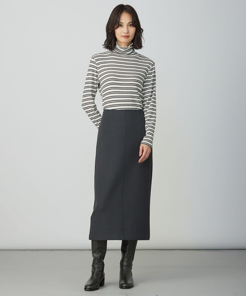 J.PRESS LADIES S ダンボールジャージー ナロー スカート 