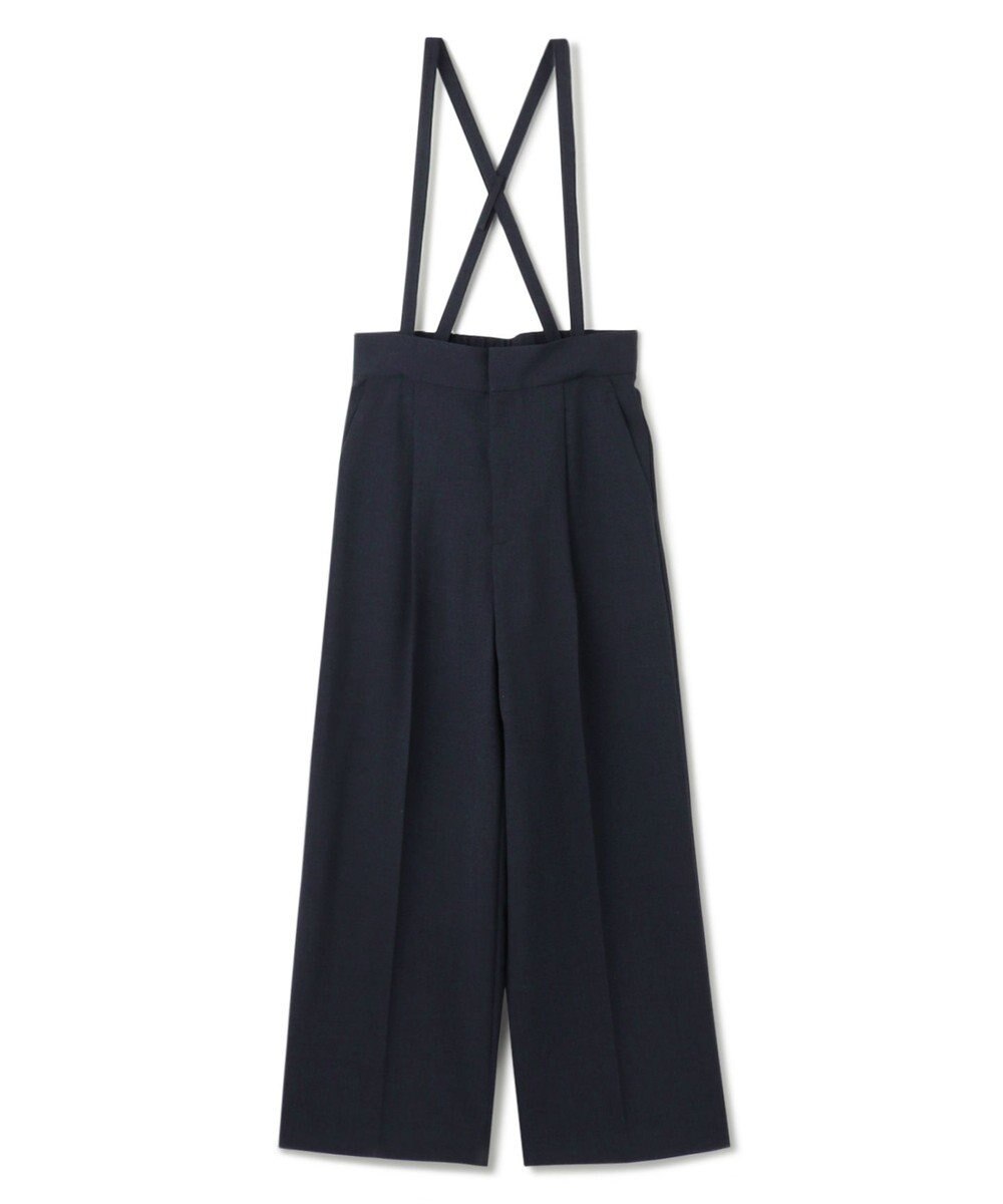 uncrave 【佐藤晴美さん着用】ウォッシャブルドライサップ ワイドパンツ(サスペンダー付き) 