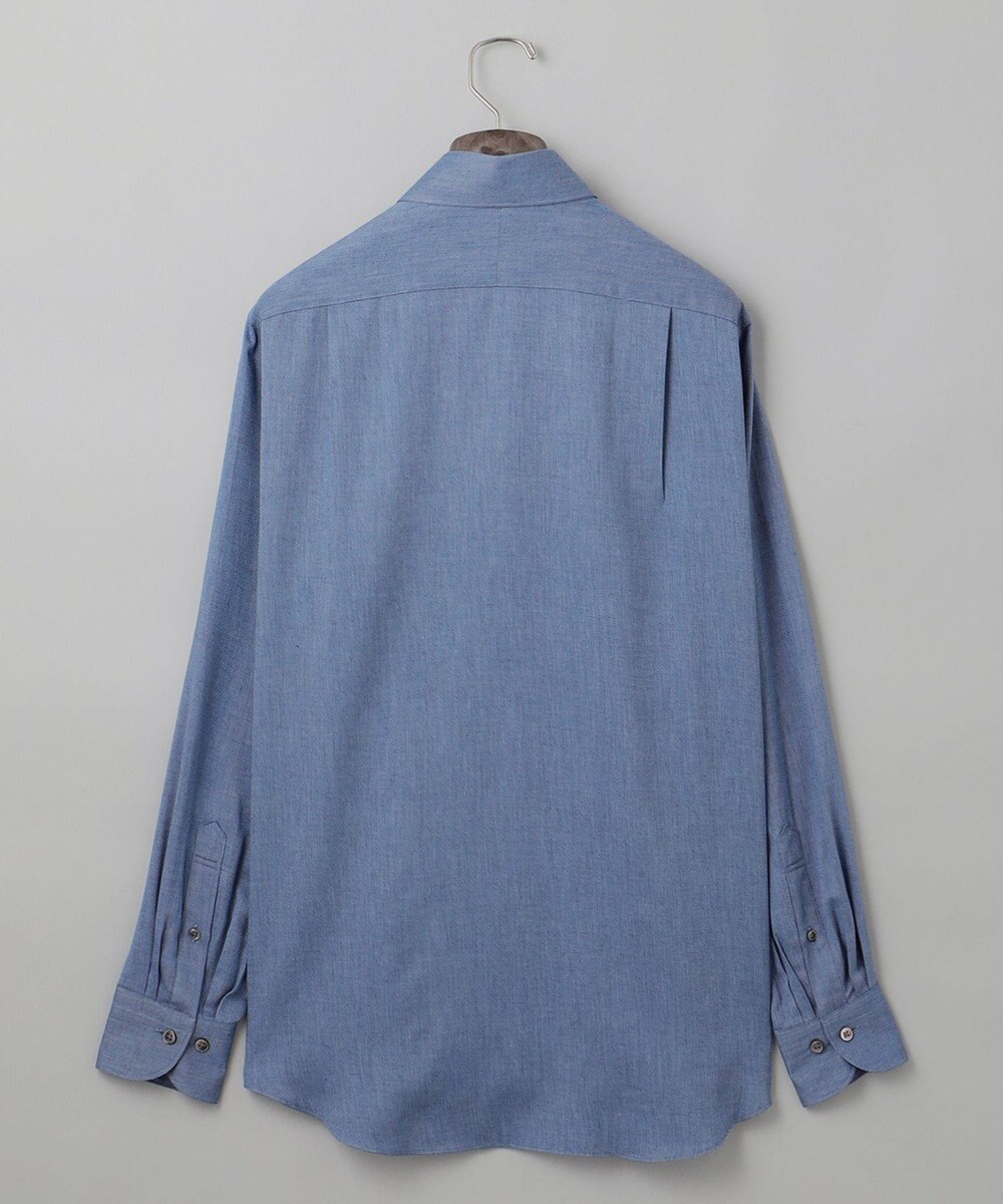 GOTAIRIKU GOLD LABEL/WEB&一部店舗限定【Thomas Mason】コットンカシミヤ フラノシャツ 