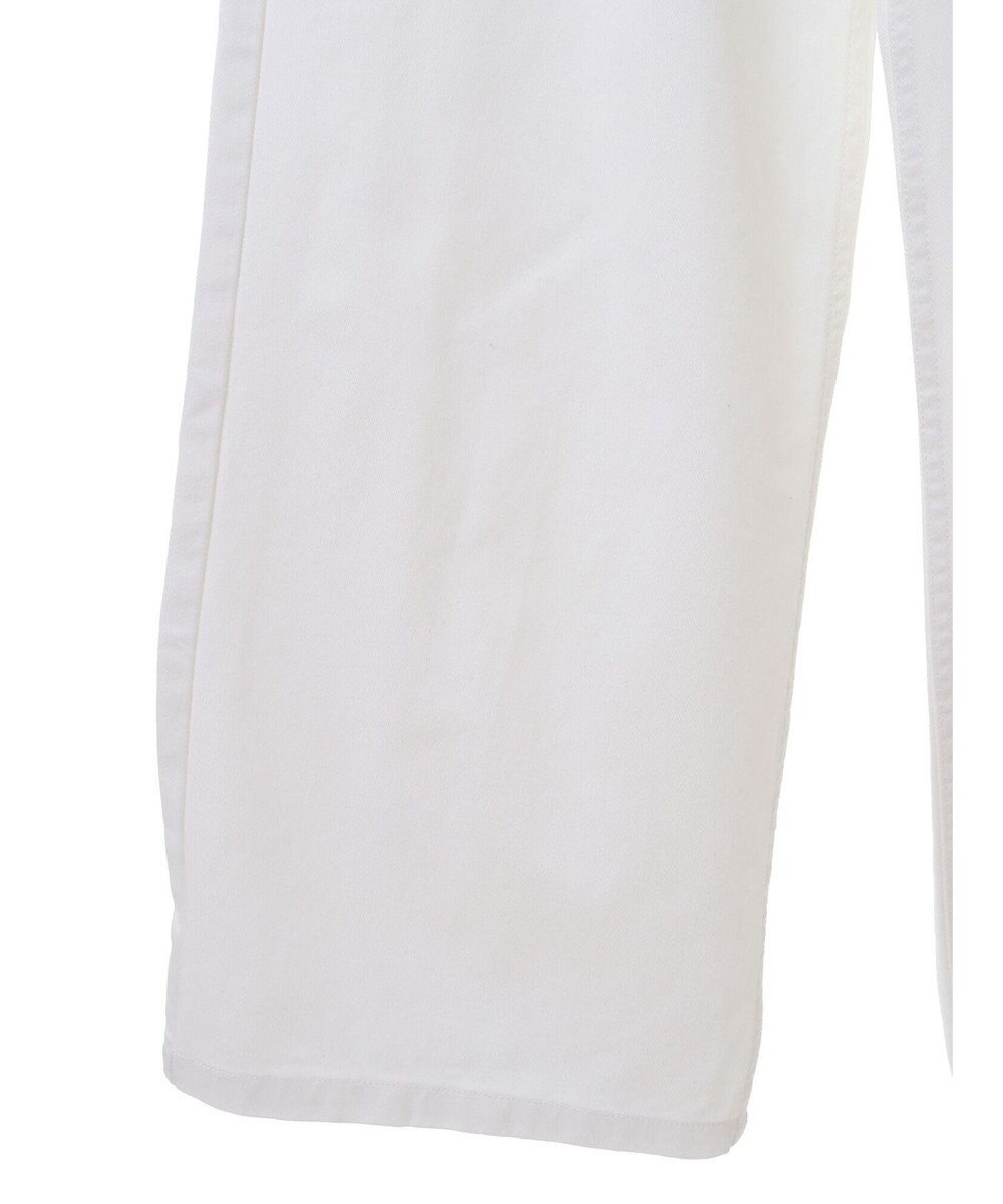 CRAFT STANDARD BOUTIQUE ホワイトデニムハイウエストワイドパンツ 