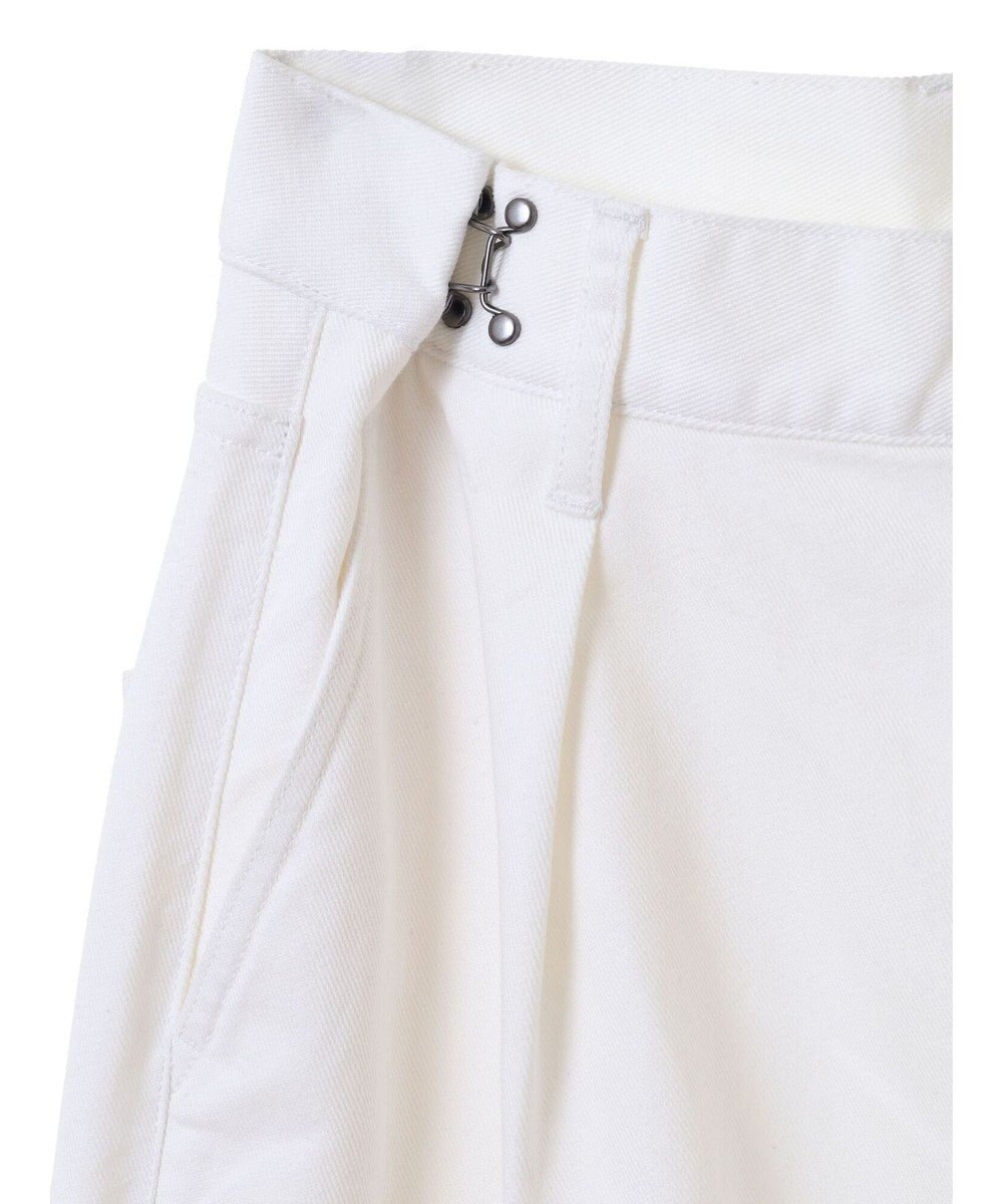 CRAFT STANDARD BOUTIQUE ホワイトデニムハイウエストワイドパンツ 