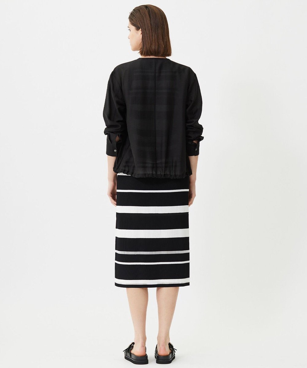 ICB 【接触冷感・速乾・洗える】 リヨセルナイロンワッシャー ノーカラーブルゾン 