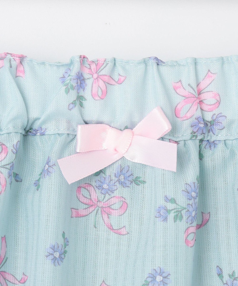 ANY KIDS フラワー×リボン スカパン 