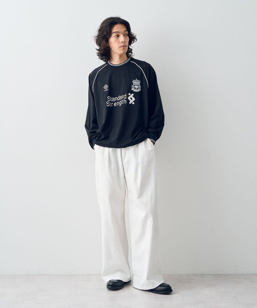 CRAFT STANDARD BOUTIQUE ホワイトデニムハイウエストワイドパンツ 