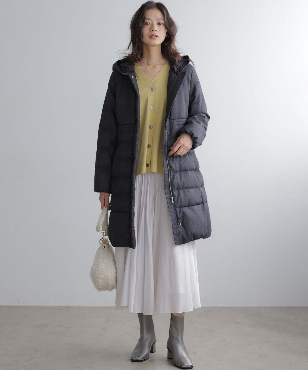 組曲 【加藤ローサさん着用 / 2WAY】スムースストレッチカシュクール カーディガン 