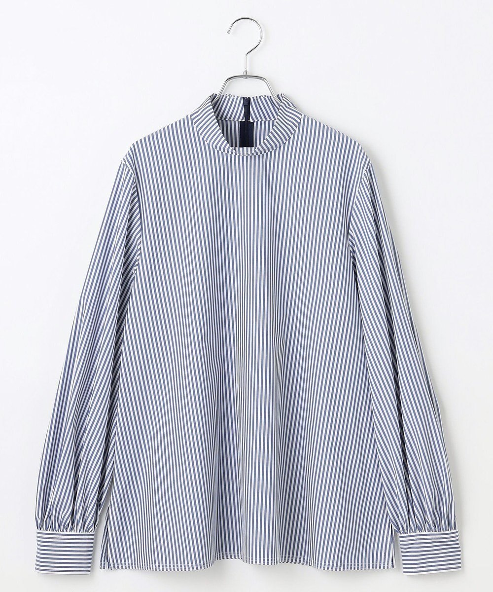 #Newans 【洗濯機可】ステッチデザインリボンタイブラウス 