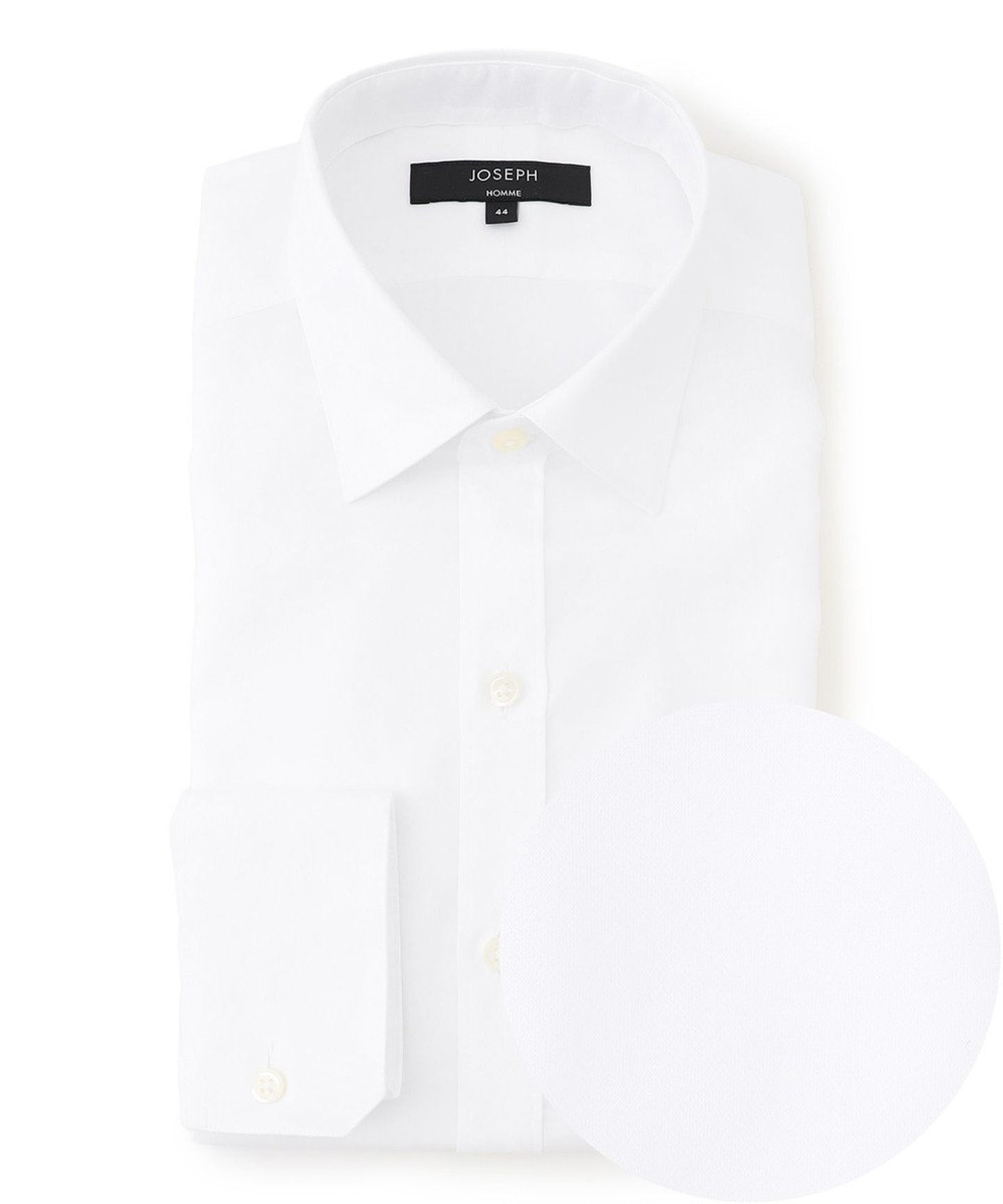 JOSEPH HOMME スーピマクロスウィーブ　レギュラーカラーシャツ 
